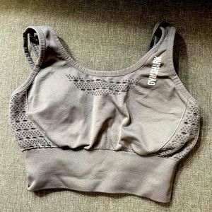 Gymshark Grey Cropped Tank